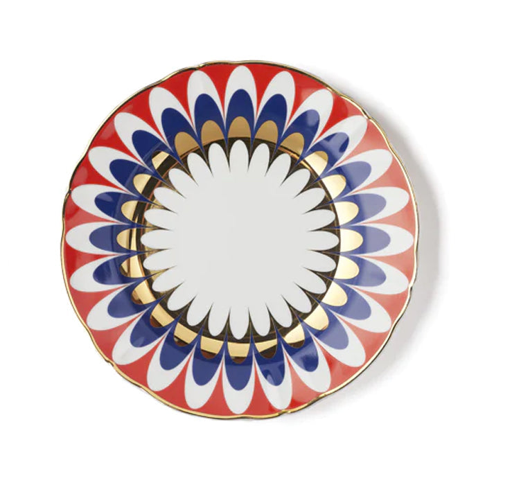 Plato Postre Flora