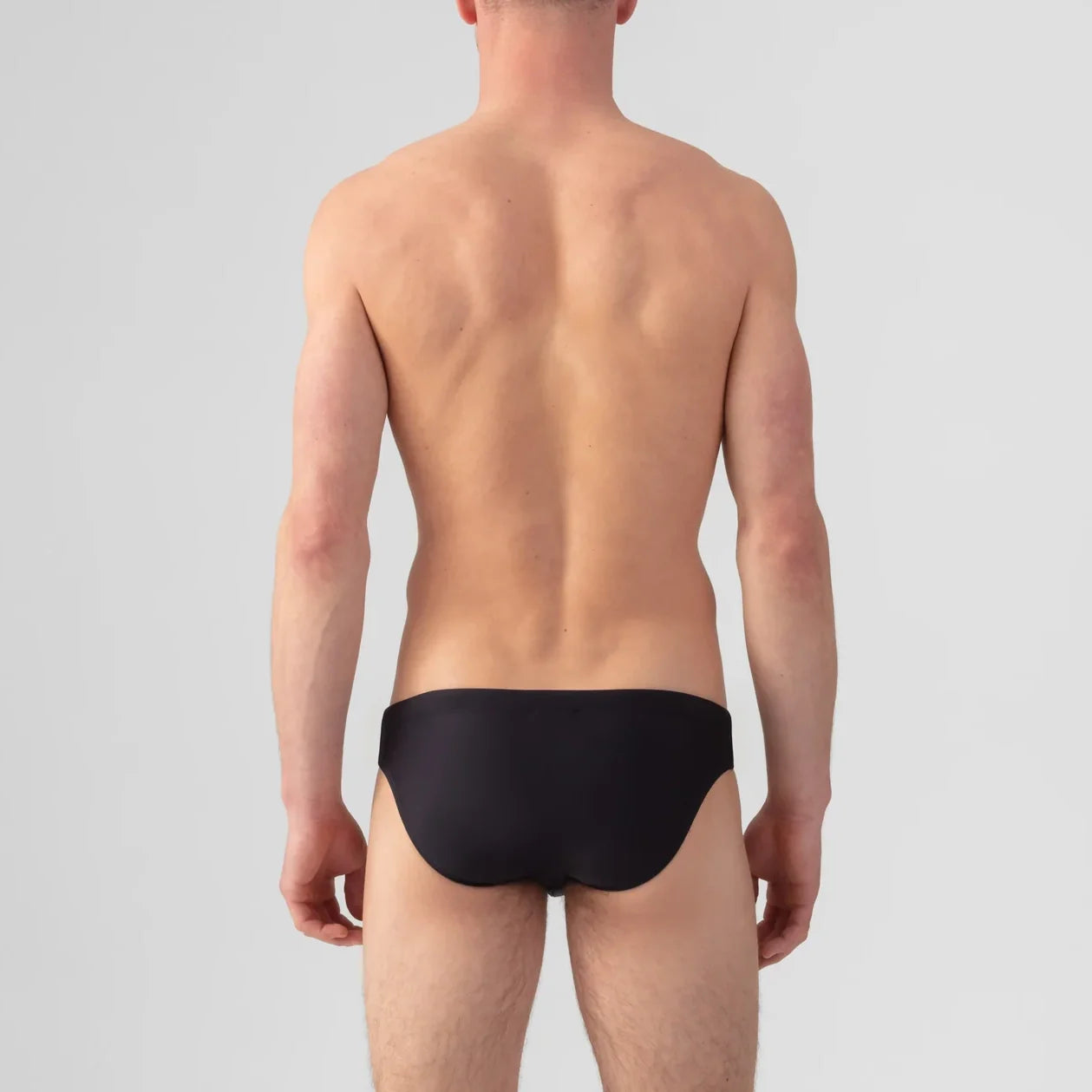 Black Slim Swim Briefs. Ron Dorff