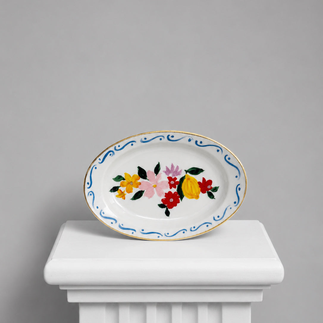 Porcelain Tray Fiori & Limoni