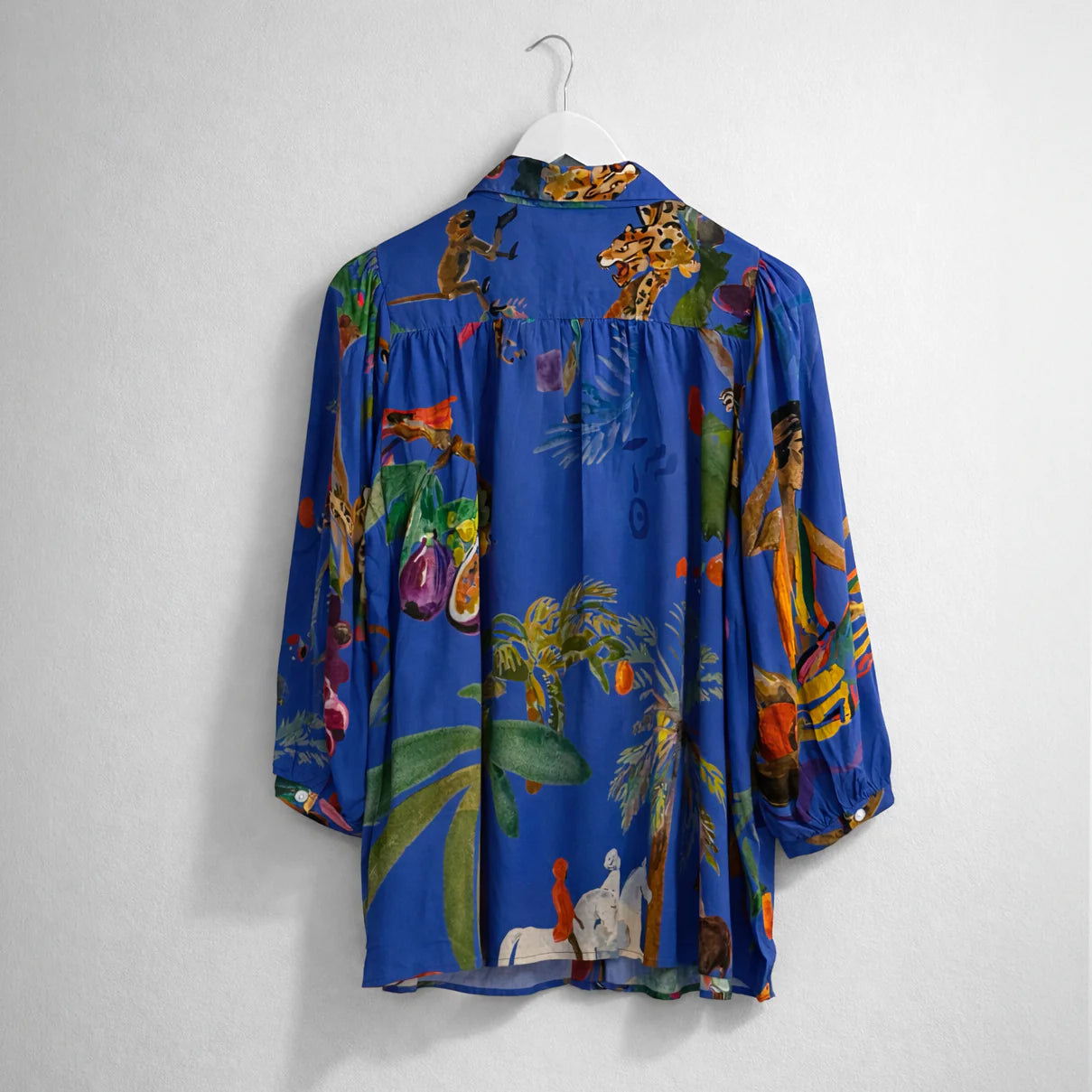 Femmes Luxe Bleu Blouse. G.kero Paris