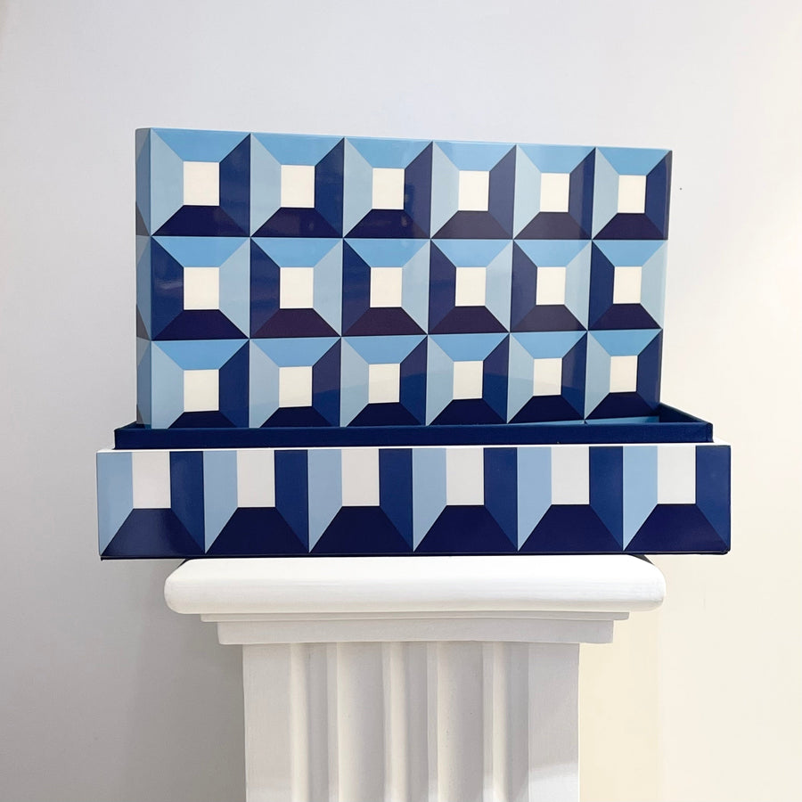 Large Sorrento Lacquer Box. Jonathan Adler 