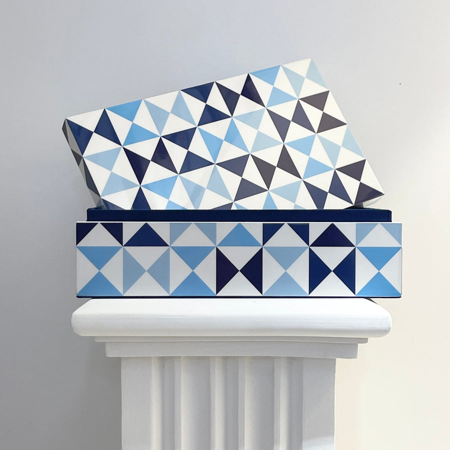 Medium Sorrento Lacquer Box. Jonathan Adler 