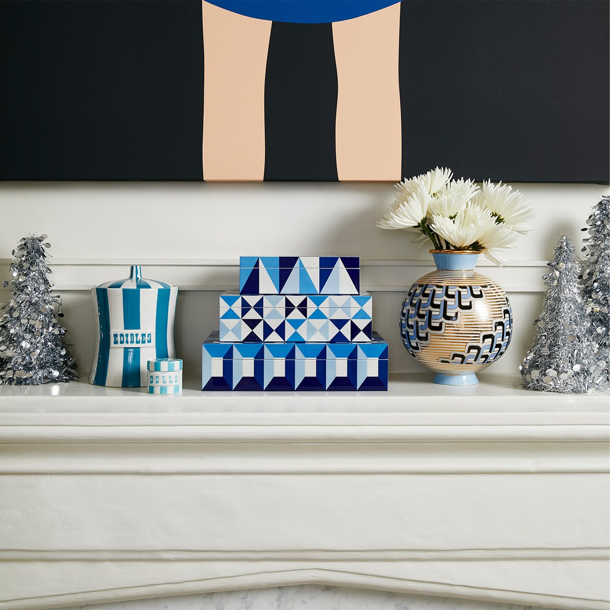 Medium Sorrento Lacquer Box. Jonathan Adler 