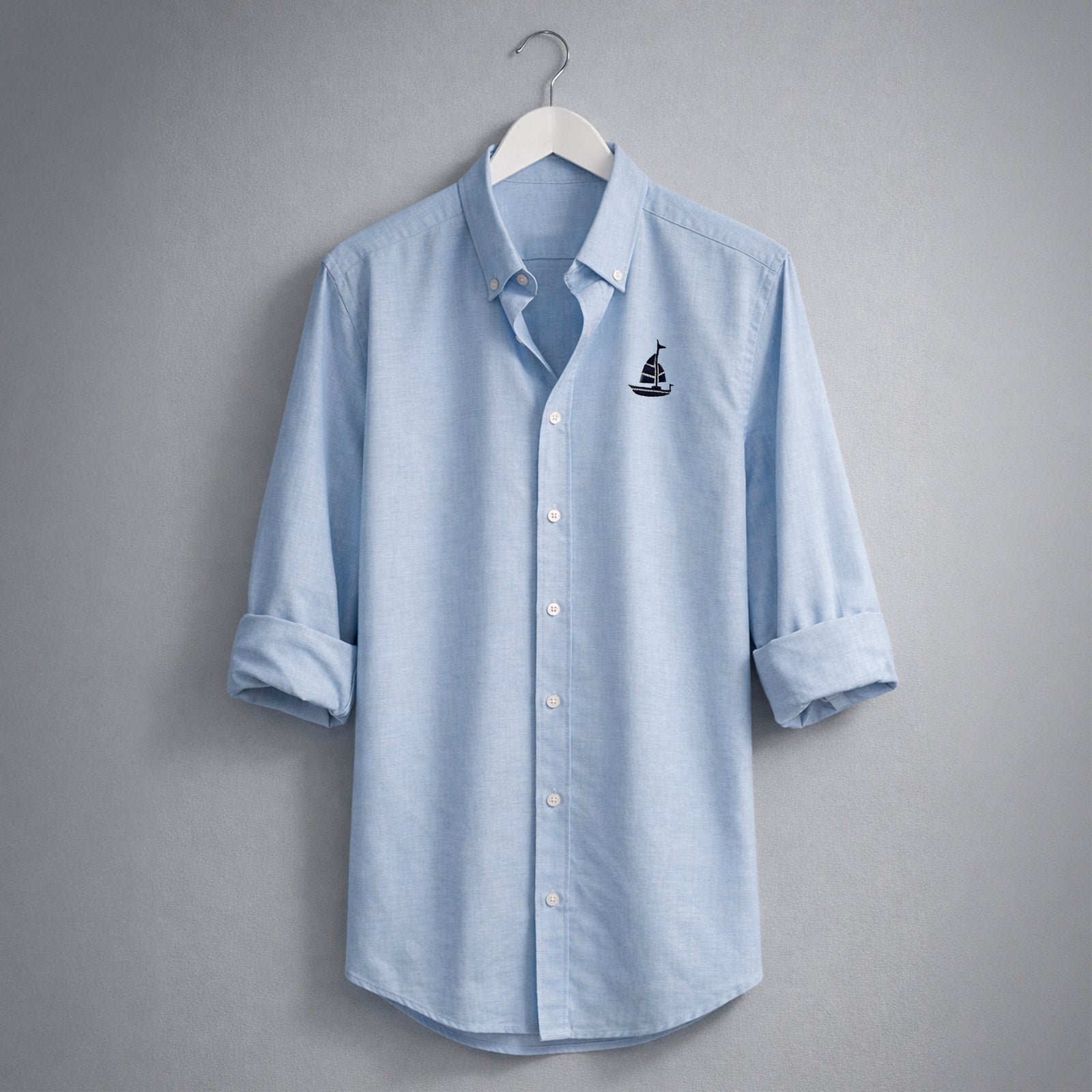 Blue Oxford Shirt. Boat