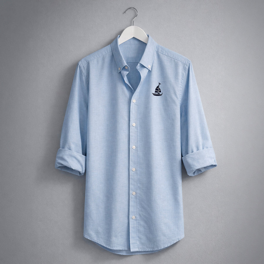 Blue Oxford Shirt. Boat