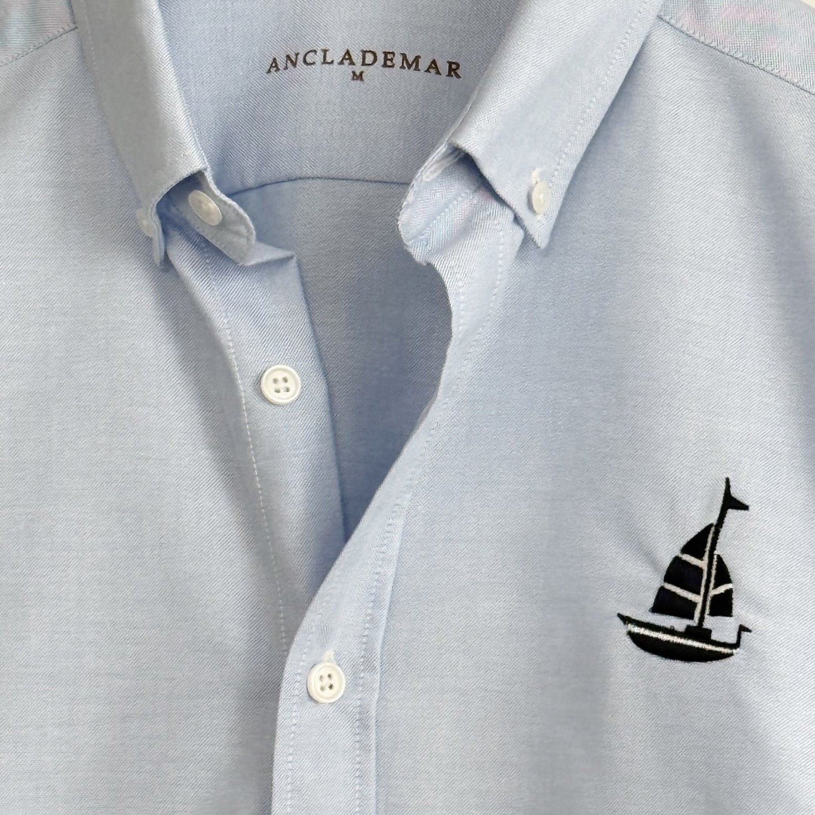 Blue Oxford Shirt. Boat