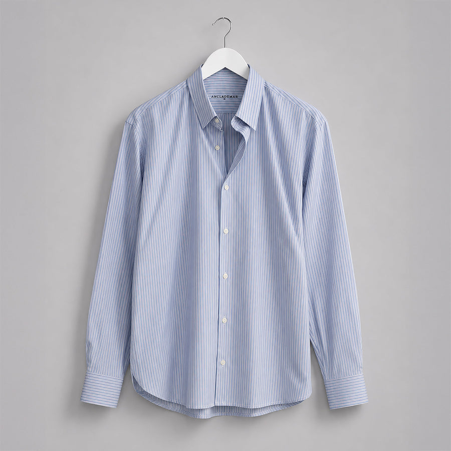Camisa Popelín Relaxed Rayas