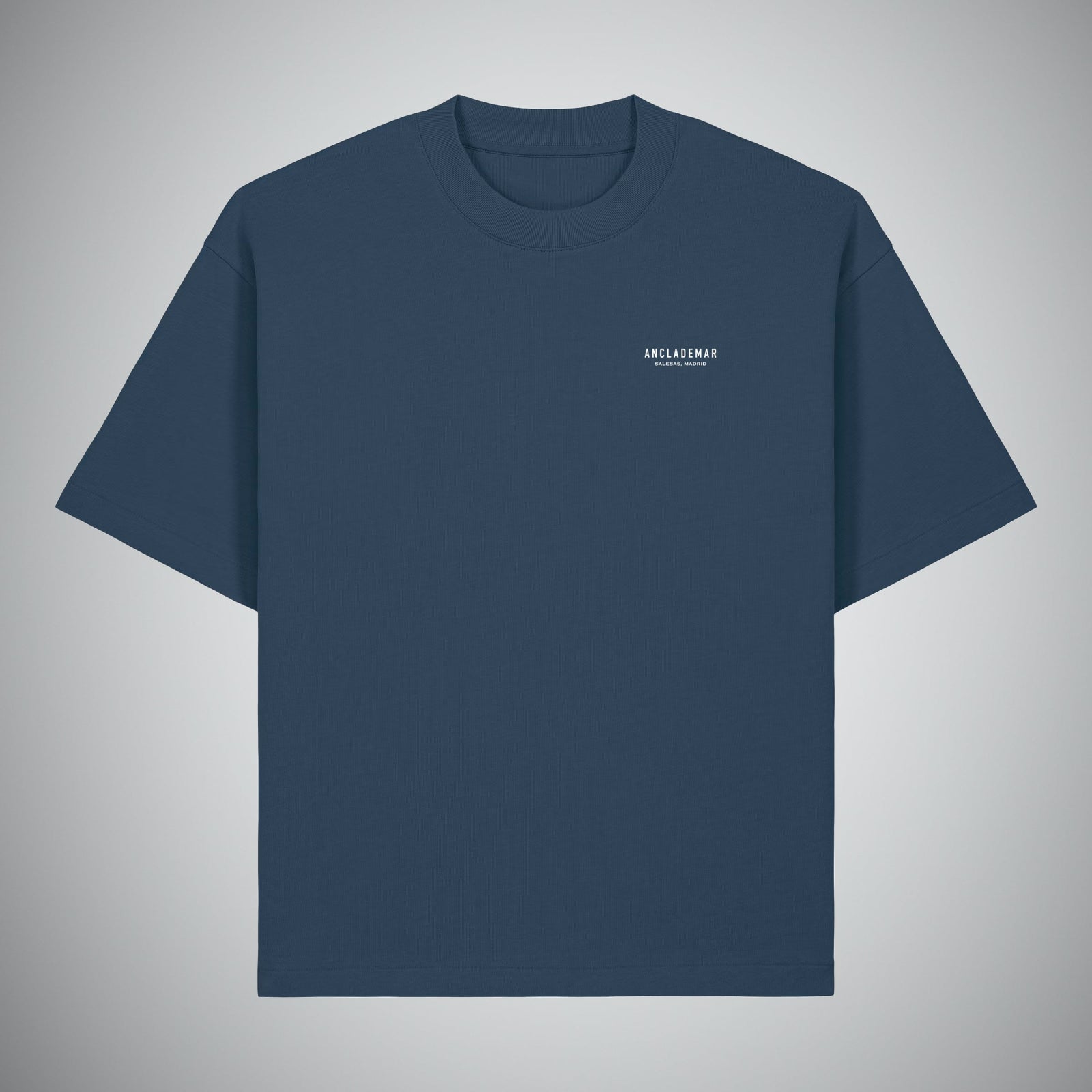 Camiseta Azul Oversized Made in Madrid