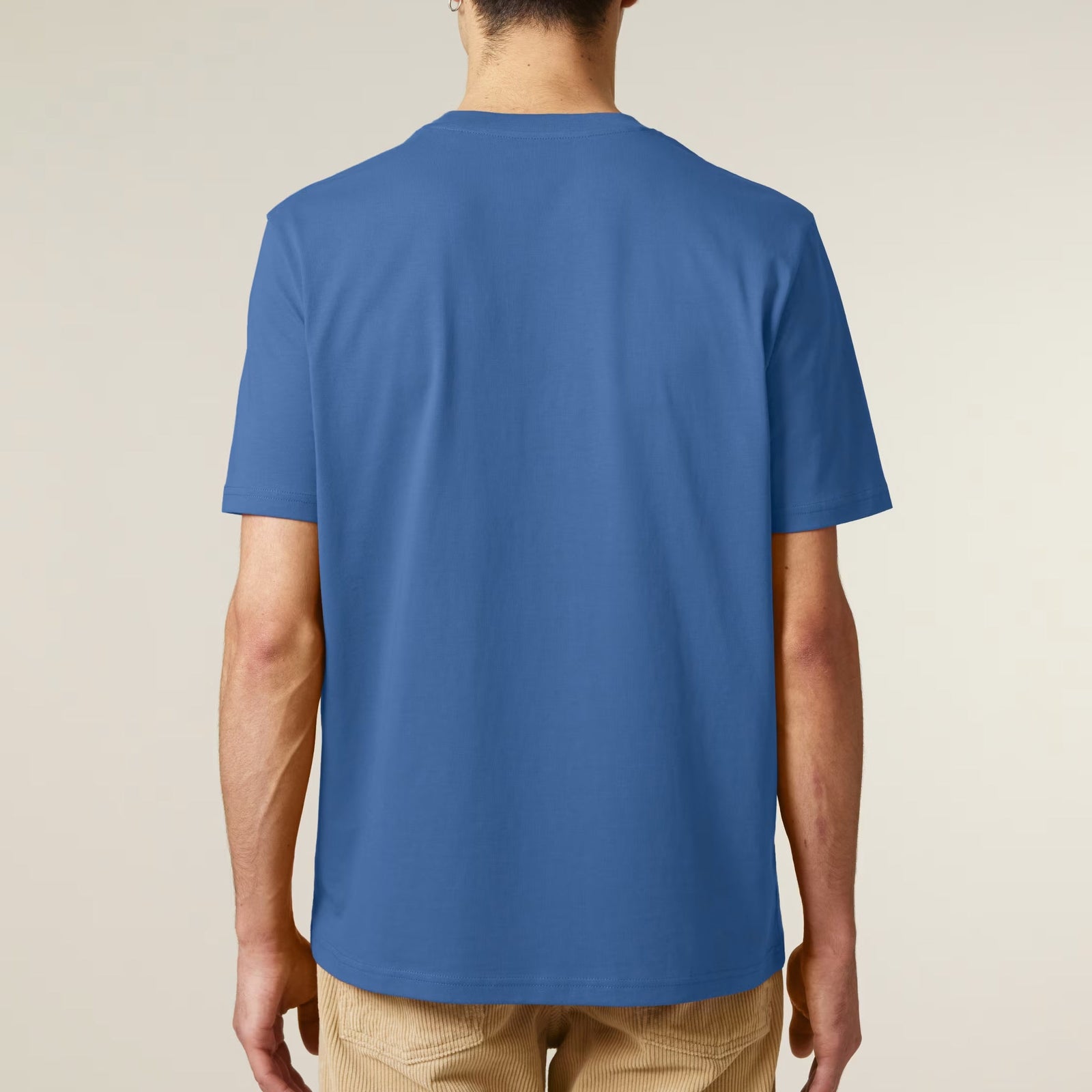 Camiseta Azul Corazón Bordado