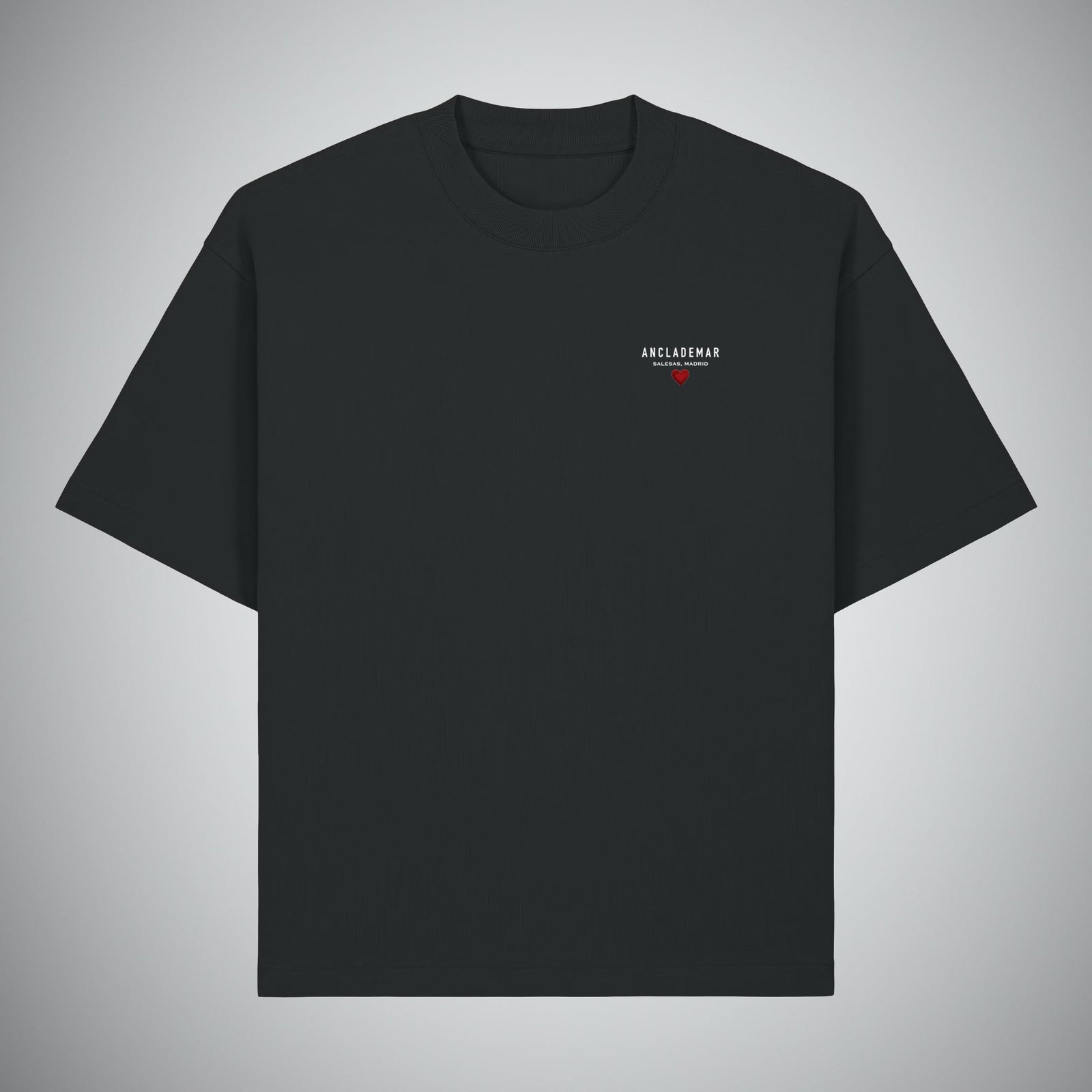 Oversized Black T-Shirt. ADM