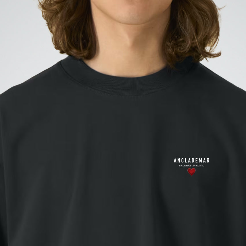Oversized Black T-Shirt. ADM