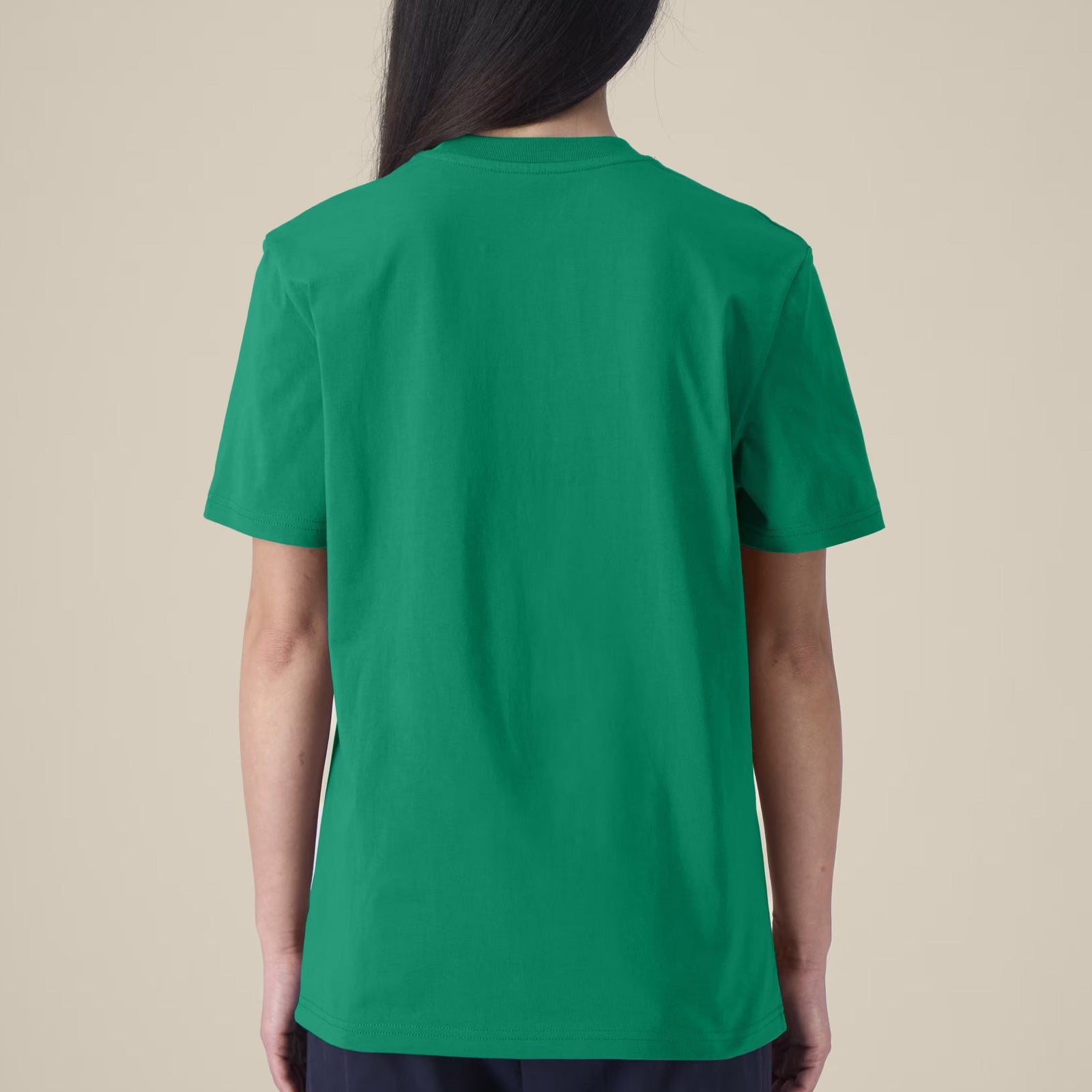 Camiseta Verde Corazón Bordado