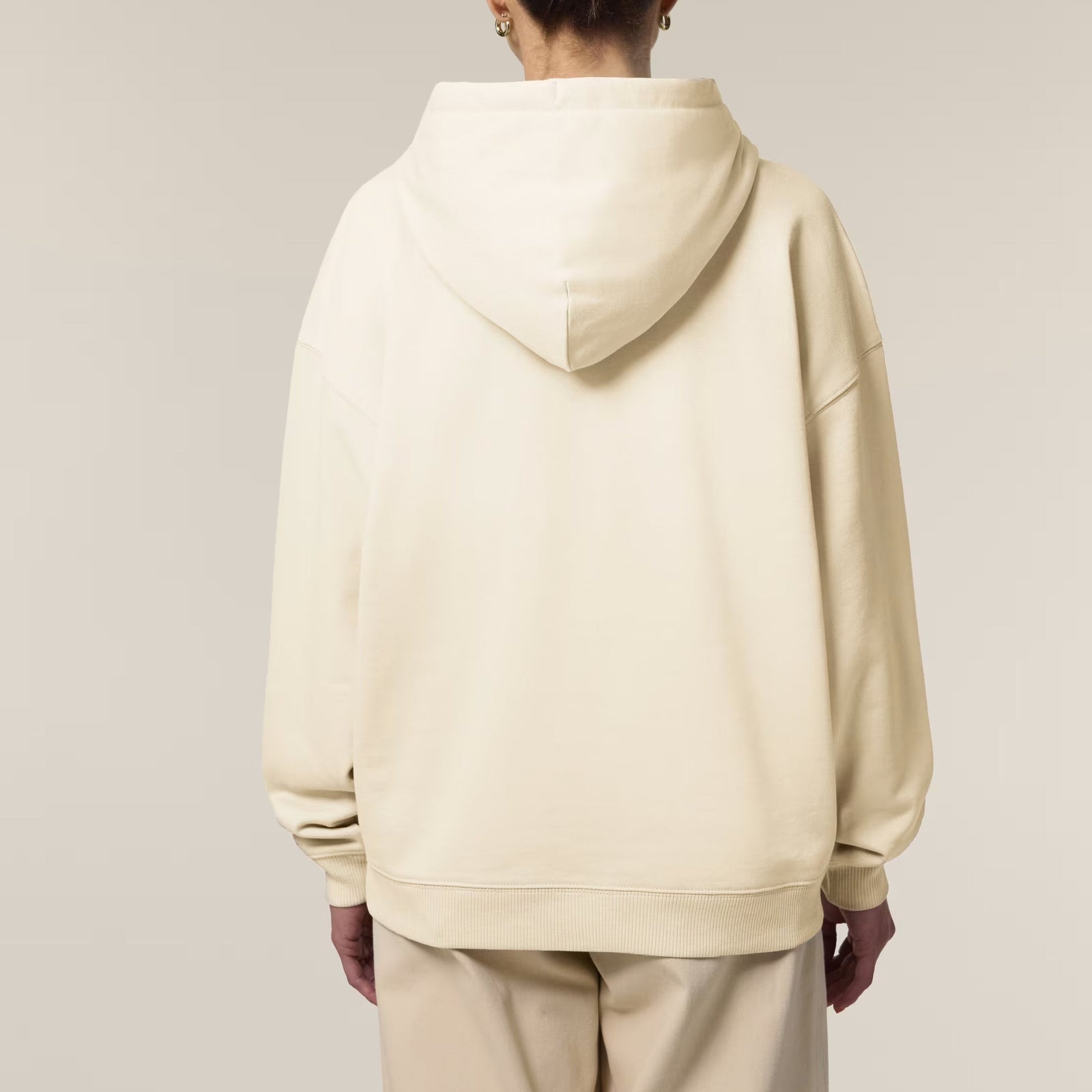 Hoodie Oversized Cream Corazón