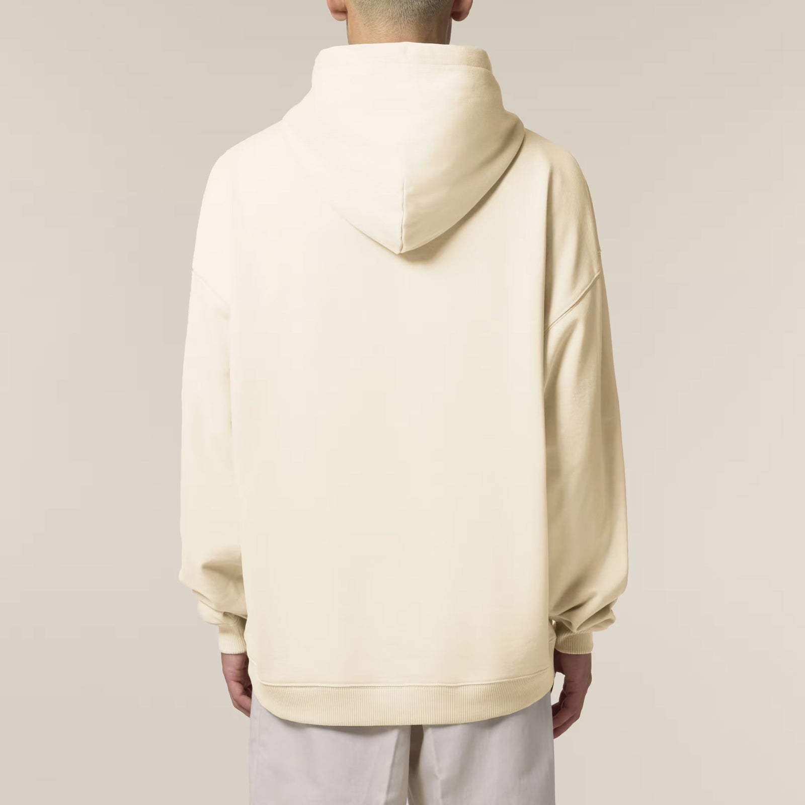 Hoodie Oversized Cream Corazón