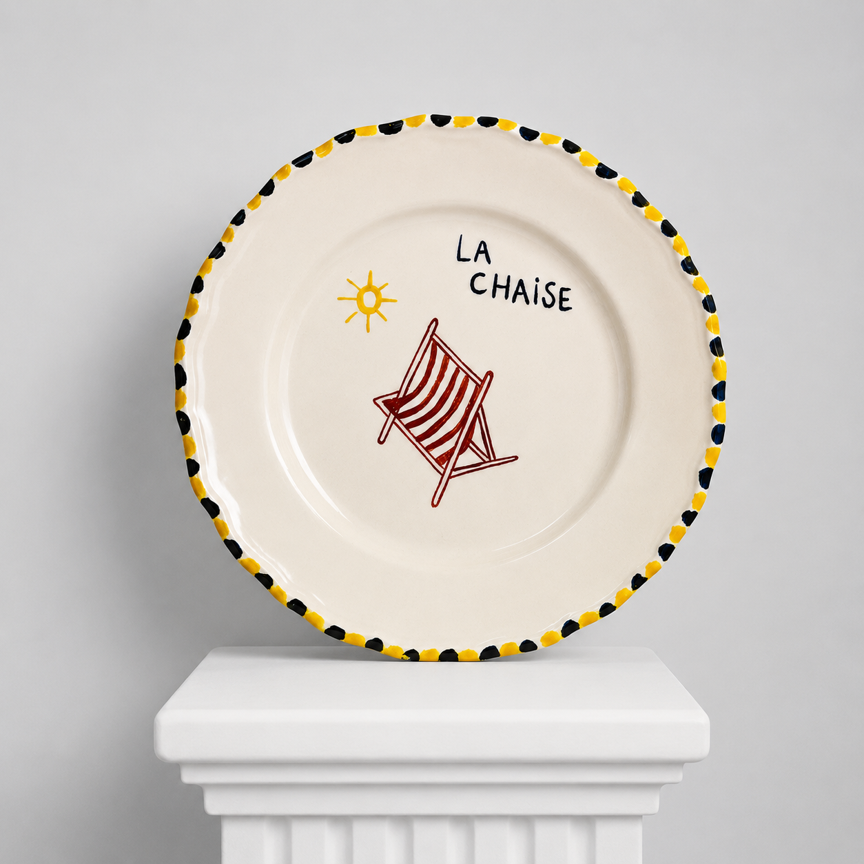 Plate "La Chaise"
