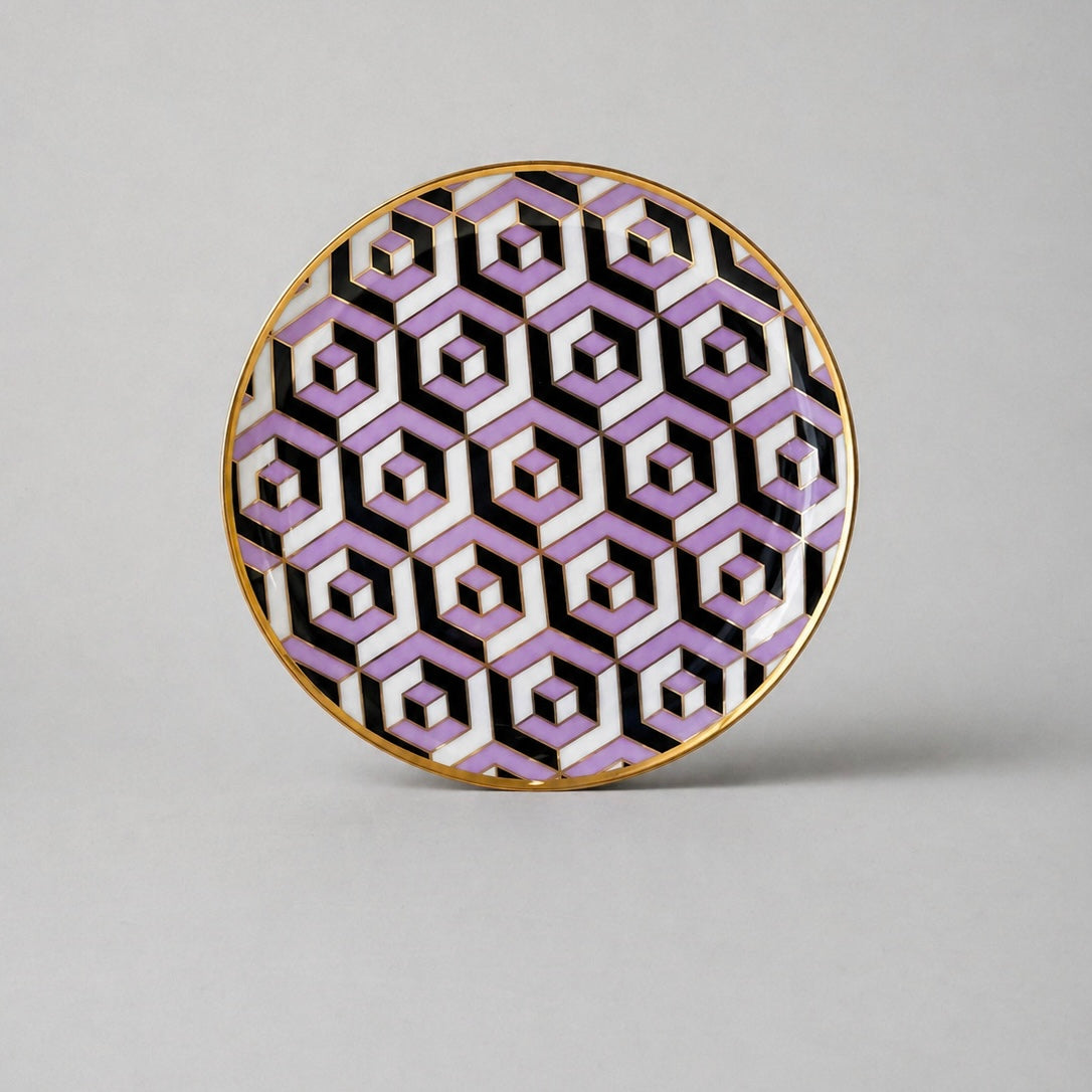 Versailles Porcelain Plate Lavender. Jonathan Adler