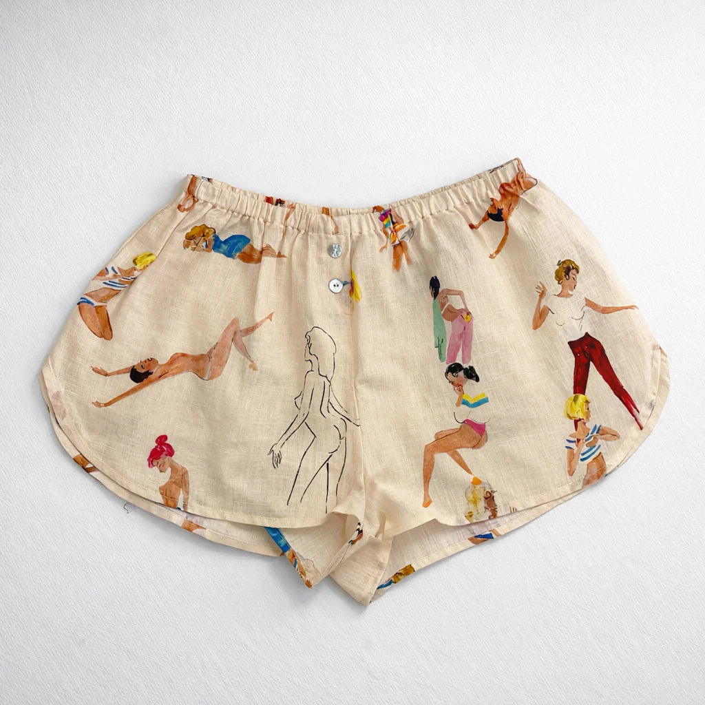 Shorts de lino Beautiful Gril. G.kero Paris