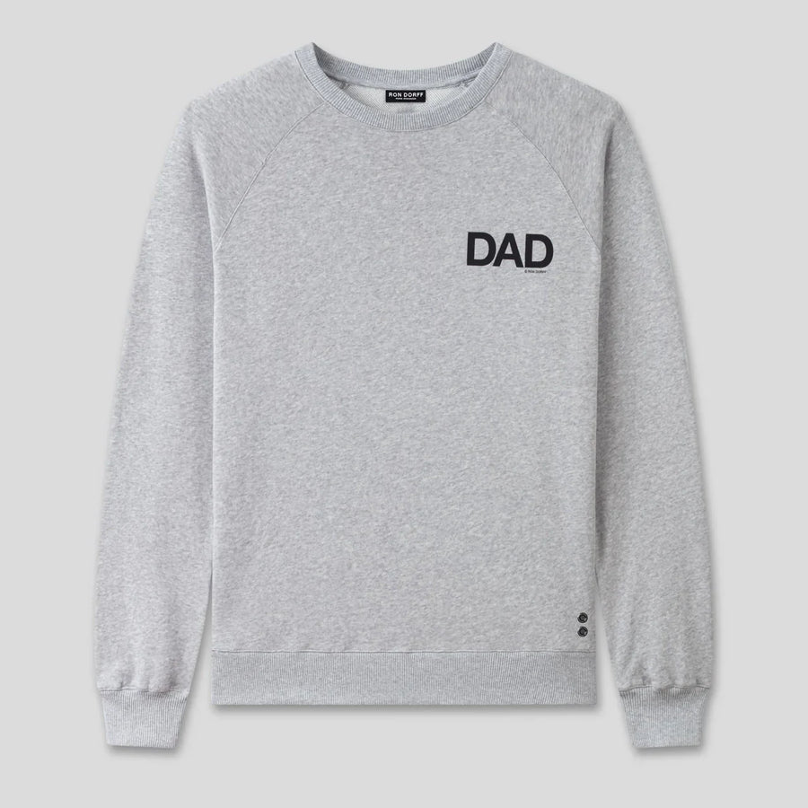 Sudadera "DAD" Gris. Ron Dorff