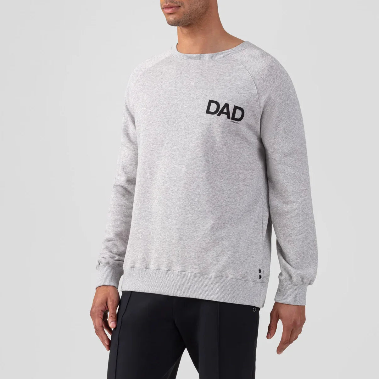 Sudadera "DAD" Gris. Ron Dorff
