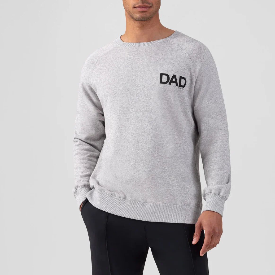 Sudadera "DAD" Gris. Ron Dorff