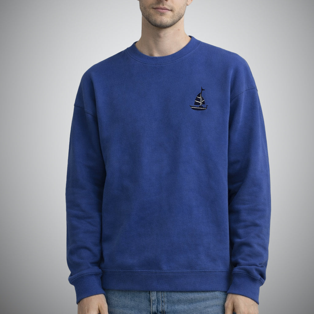 Sudadera Oversized Azul Velero
