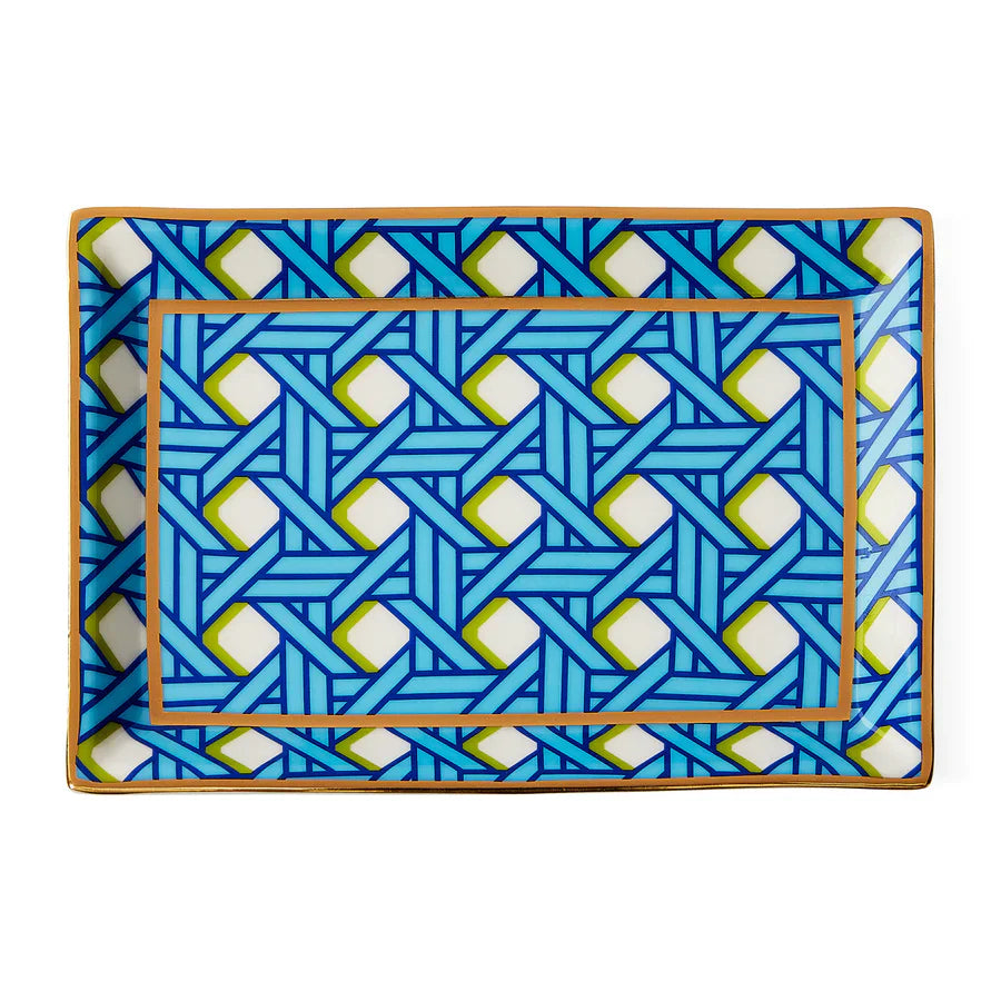 Vaciabolsillos Basketweave. Jonathan Adler