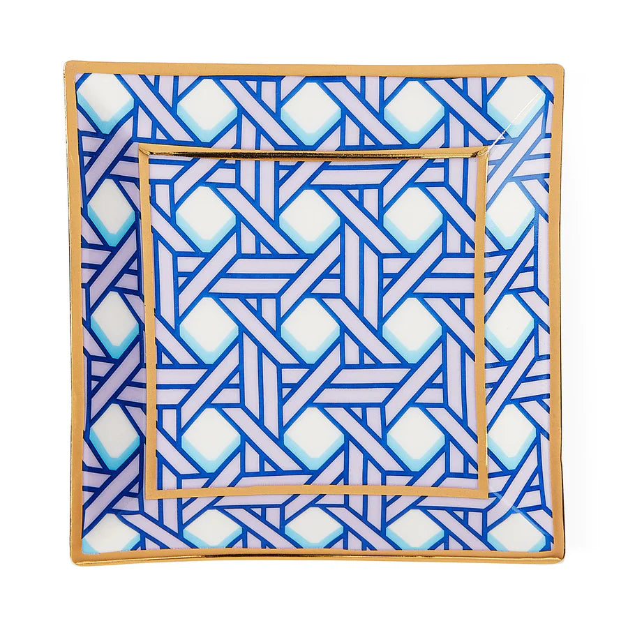 Basketweave Square Tray. Jonathan Adler