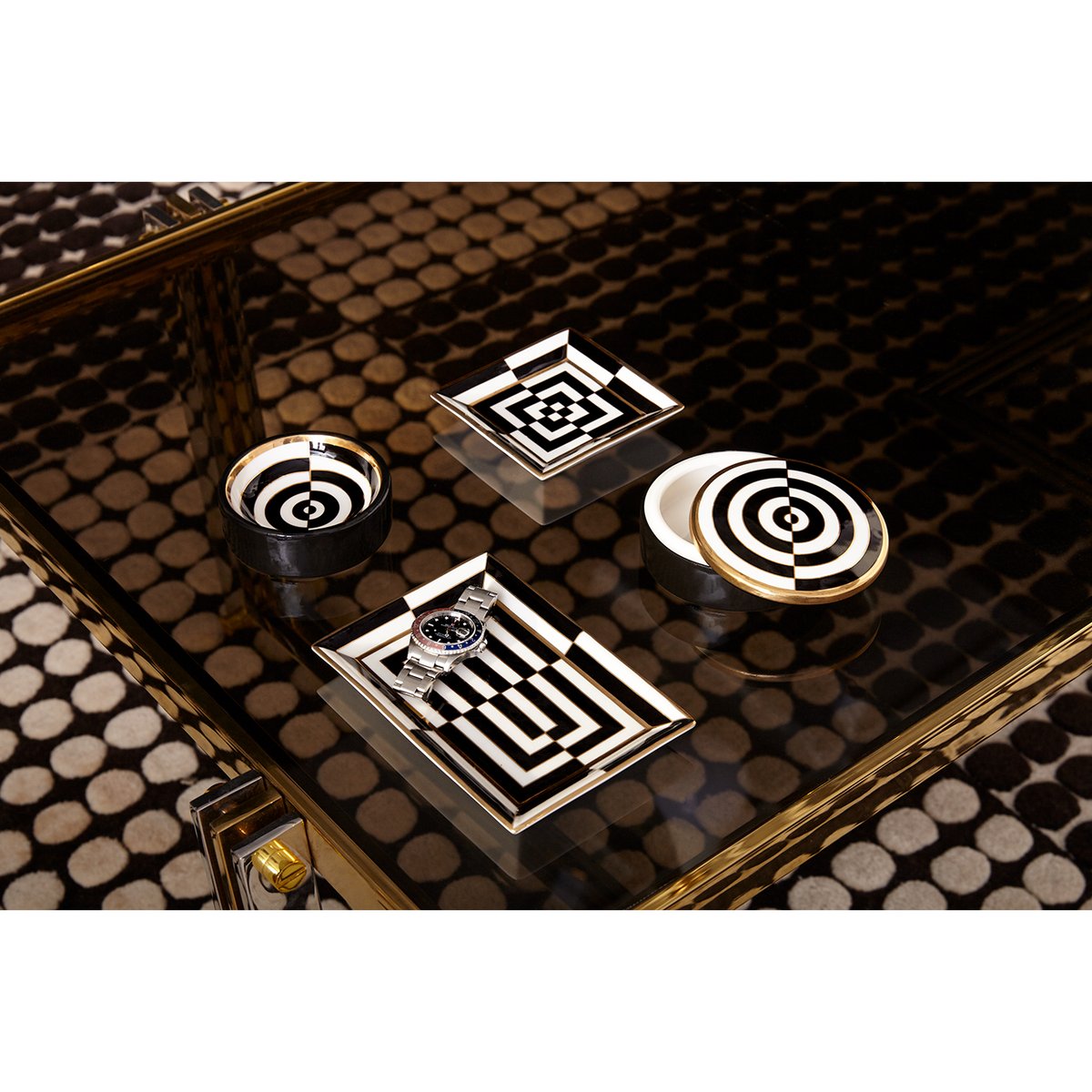 Vaciabolsillos Op Art. Jonathan Adler