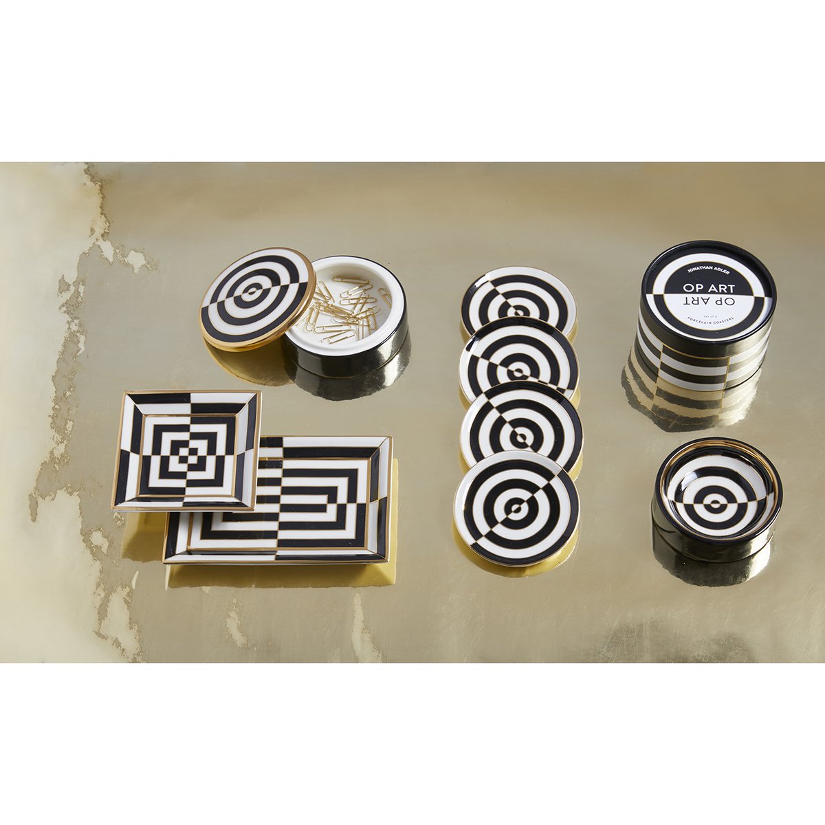 Vaciabolsillos Op Art. Jonathan Adler